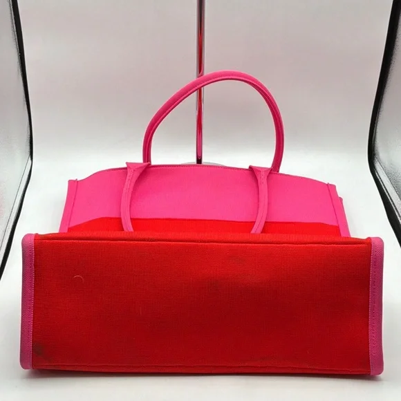 Vibrant Pink and Red Tote Bag - Picture 5 of 5
